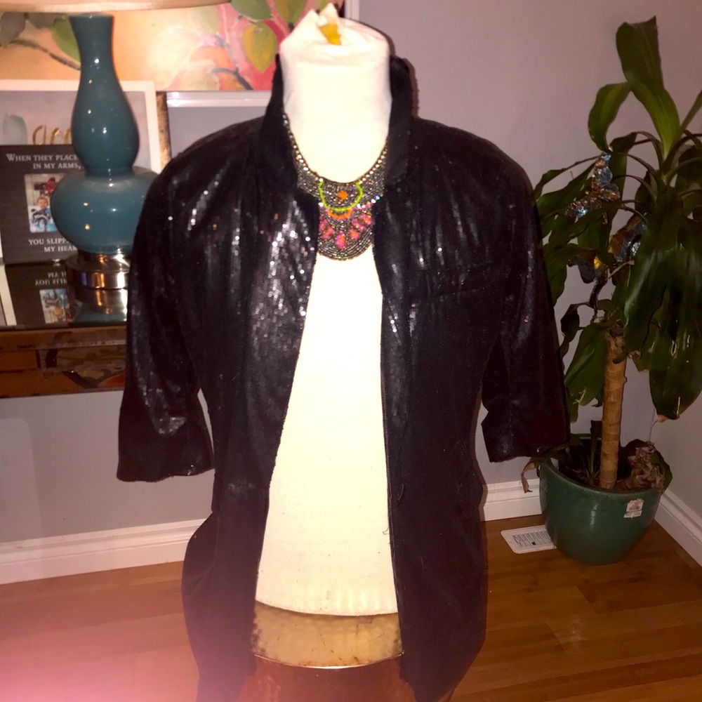 Sexy sequin blazer